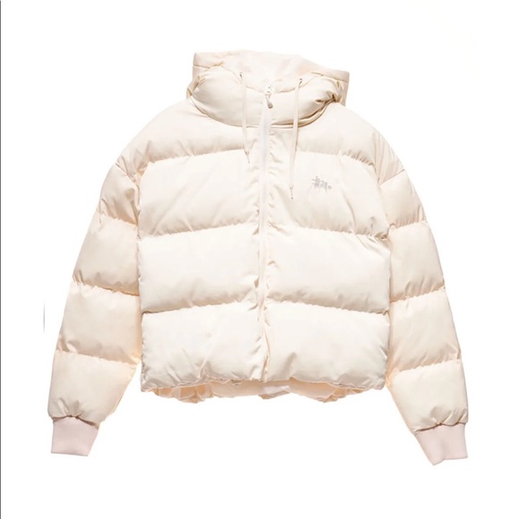 Stussy Graffiti Hood Puffa Jacket 